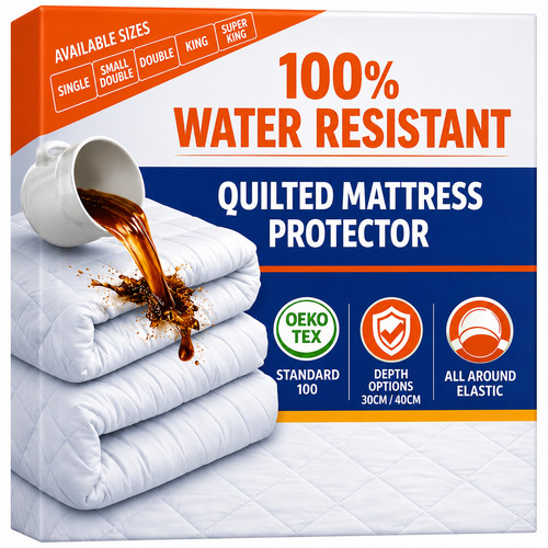Extra deep quilted mattress - deep,