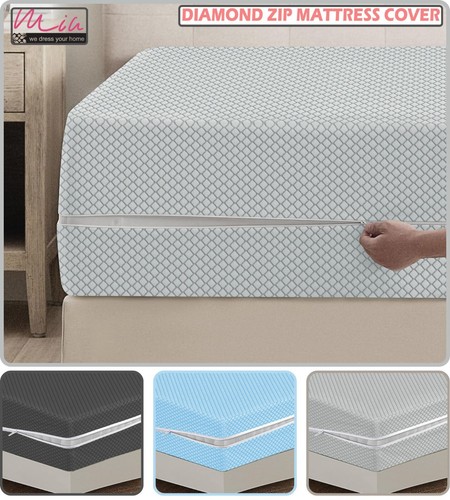 Zipped mattress protector anti - zipped,