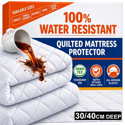 Extra deep quilted mattress - deep,