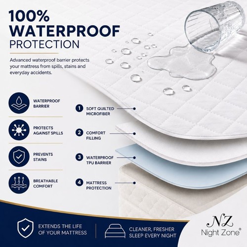 Waterproof quilted mattress - waterproof,