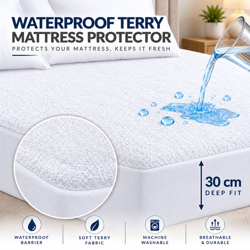 100 waterproof terry towel - waterproof,
