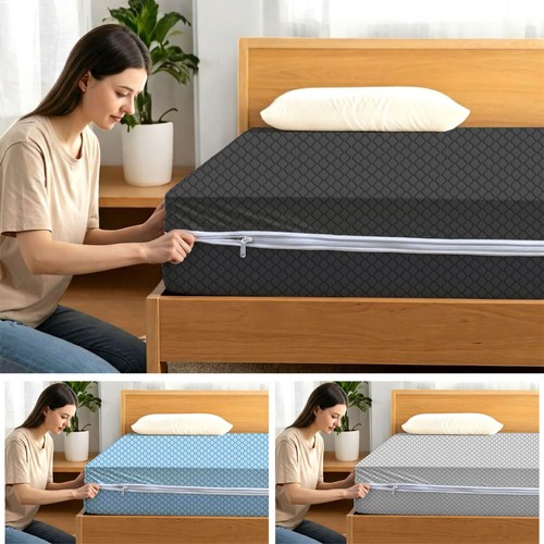 Zipped mattress protector anti - protector,