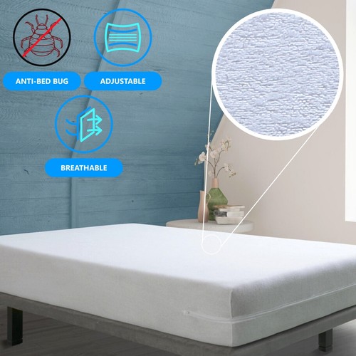 Zipped mattress protector anti - zipped,