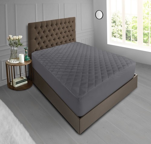 Charcoal grey quilted - quilted, mattress