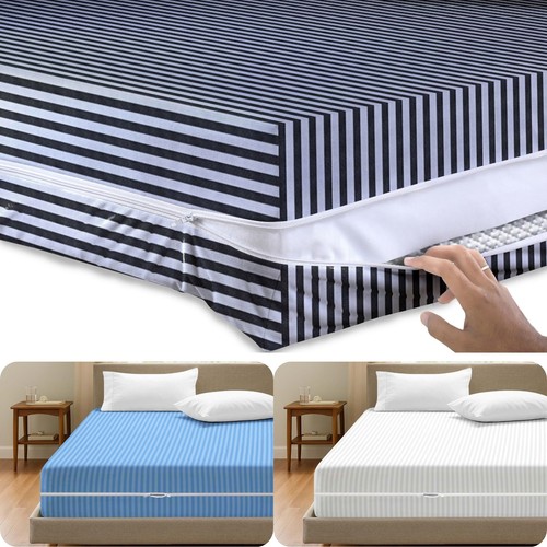 Zipped mattress protector - mattress,